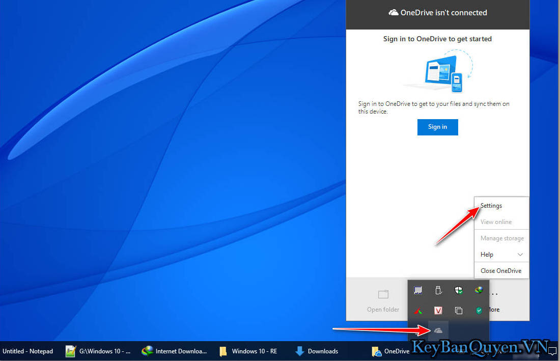 Thay đổi vị trí của thư mục OneDrive trong Windows 10