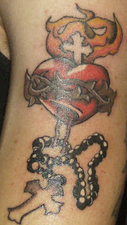 rosary tattoos, tattooing