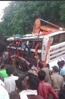 Bus break fail in rishikesh