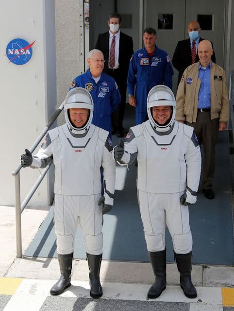 في حدث تاريخي.. أول إنسانين ينطلقان من التراب الأمريكي إلى الفضاء منذ 9 سنوات