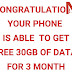 INTERNET FOR YOUR PHONE IN 3 MONTH
