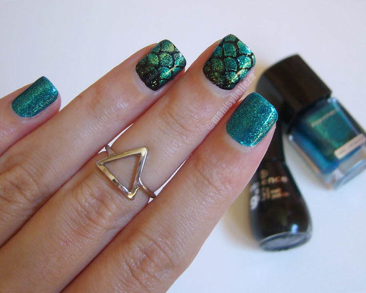 Summer nails Mermaid nail art