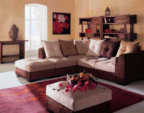 living room with indian interior design