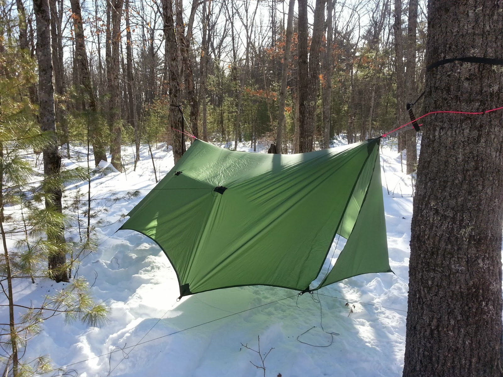 Winter Hammock Tarp DIY