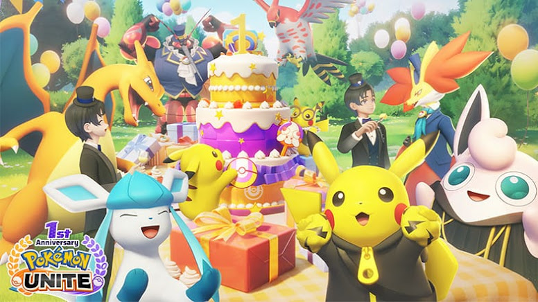 Pokémon Unite Evento de Aniversário