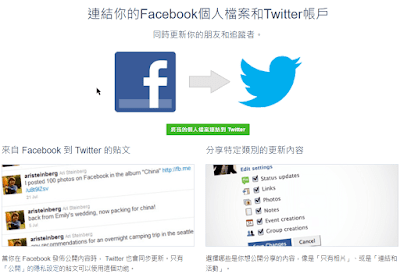 連結你的個人檔案至 Twitter