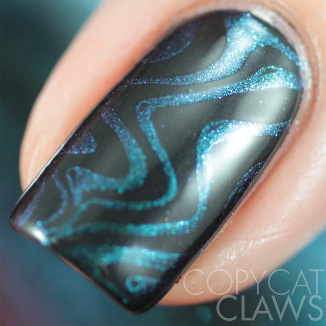 Moonflower Polish Celes-teal stamping polish