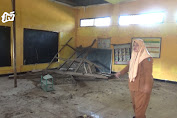 Ruang Kelas Nyaris Roboh, SDN di Tengah Kota Jombang Hanya Dapat Empat Siswa Baru