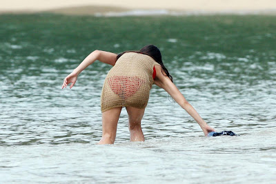 Katharine McPhee Sexy Red Bikini Pictures