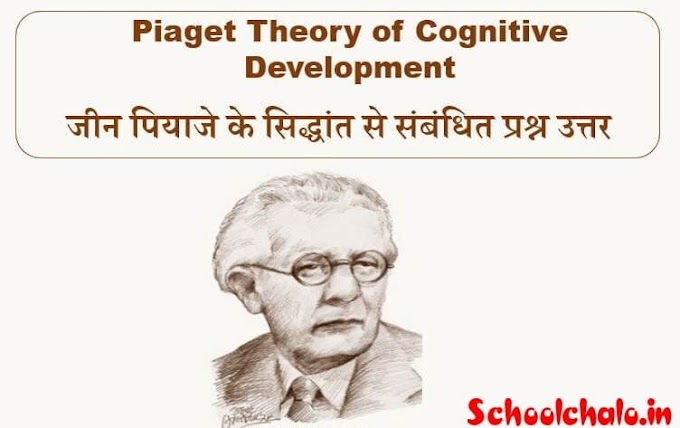 पियाजे के संज्ञानात्मक सिद्धांत(Cognitive theory) से tet/ctet में पूछे गए प्रश्न |  Ctet/ tet me Jean Piaget se puchhe gye prasn 