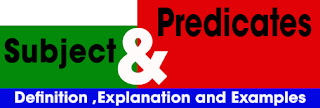 what is subject and preicate,Predicate of a sentence