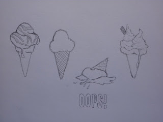 More individual versions of yesterday's ice cream sketch