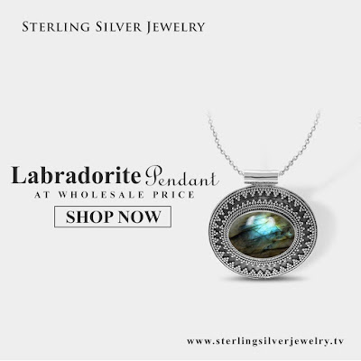 labradorite sterling silver pendant wholesale