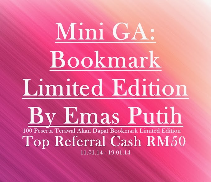 Mini GA Bookmark Limited Edition By Emas Putih