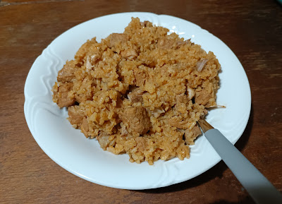 Füstölt paprikás rizses hús