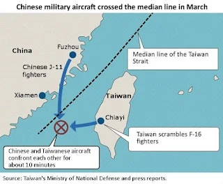 China Says Flyovers in Taiwan Strait A 'Solemn Warning'