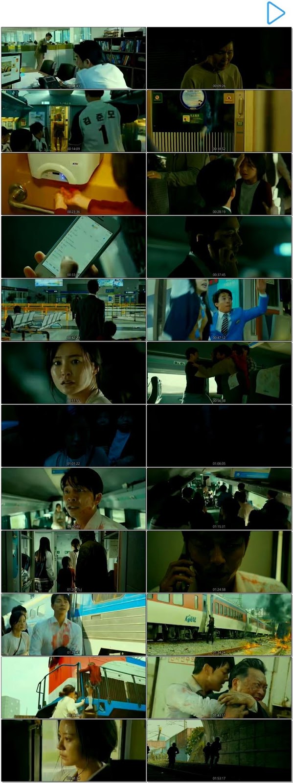 Screen Shot Of Train to Busan 2016 300MB Full Movie Hindi Dubbed Free Download 720P BRRip HEVC