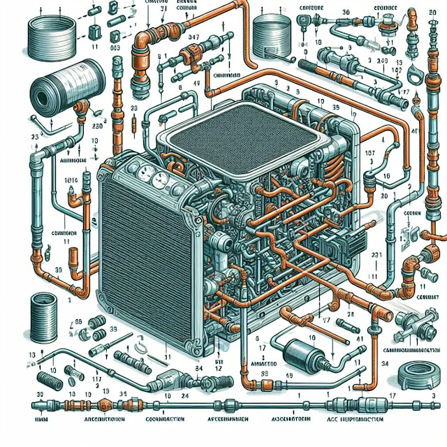 pipa evaporator ac