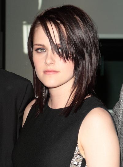 Kristen Stewart Straight Layered Hairstyle