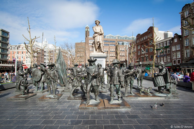 Monumento a Rembrantplein-Amsterdam