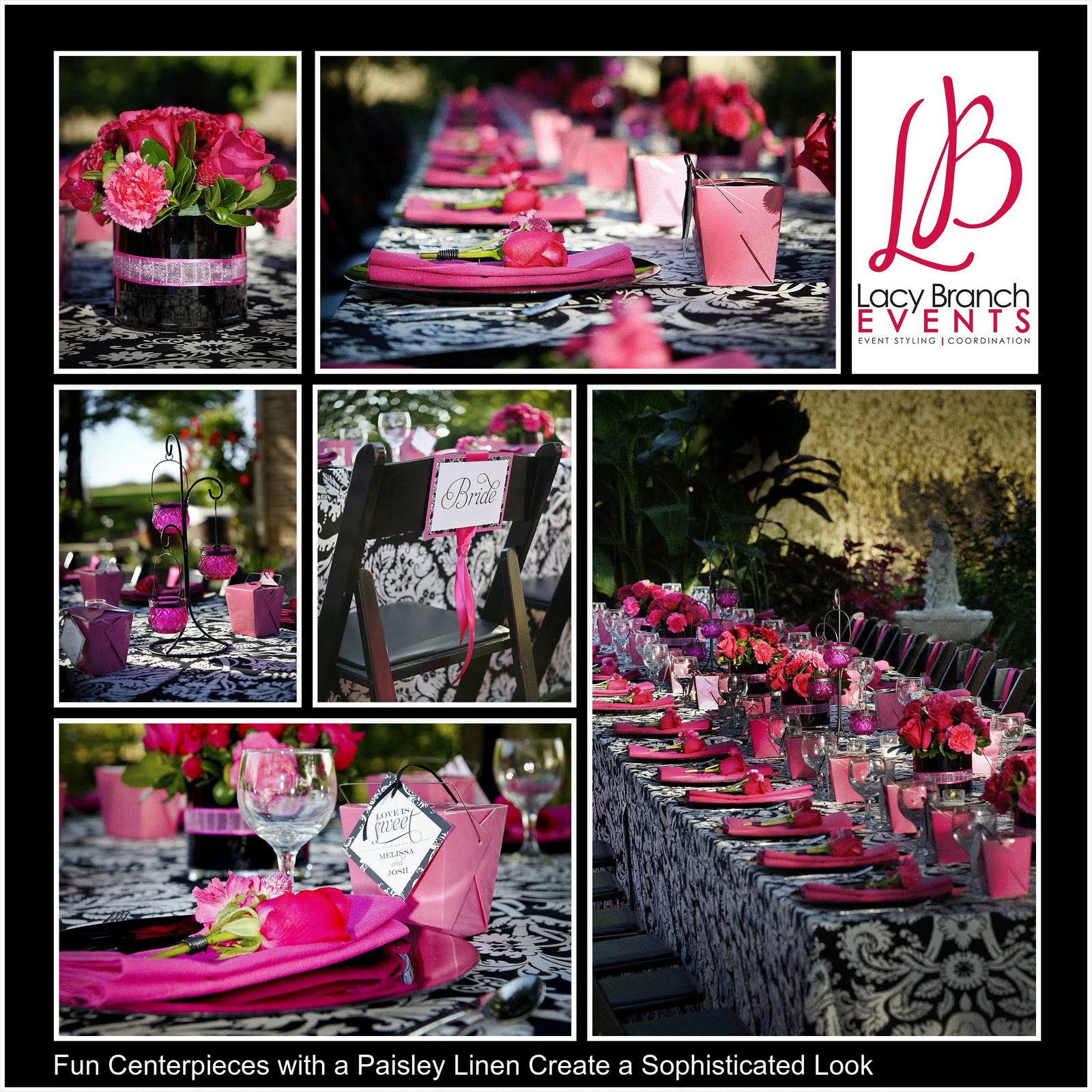 Hot Pink Wedding Centerpieces