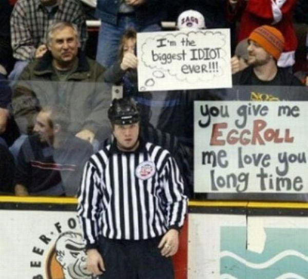 funny sports fan signs, sports signs