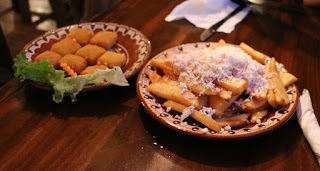 Cheesy bites and cheesy chips