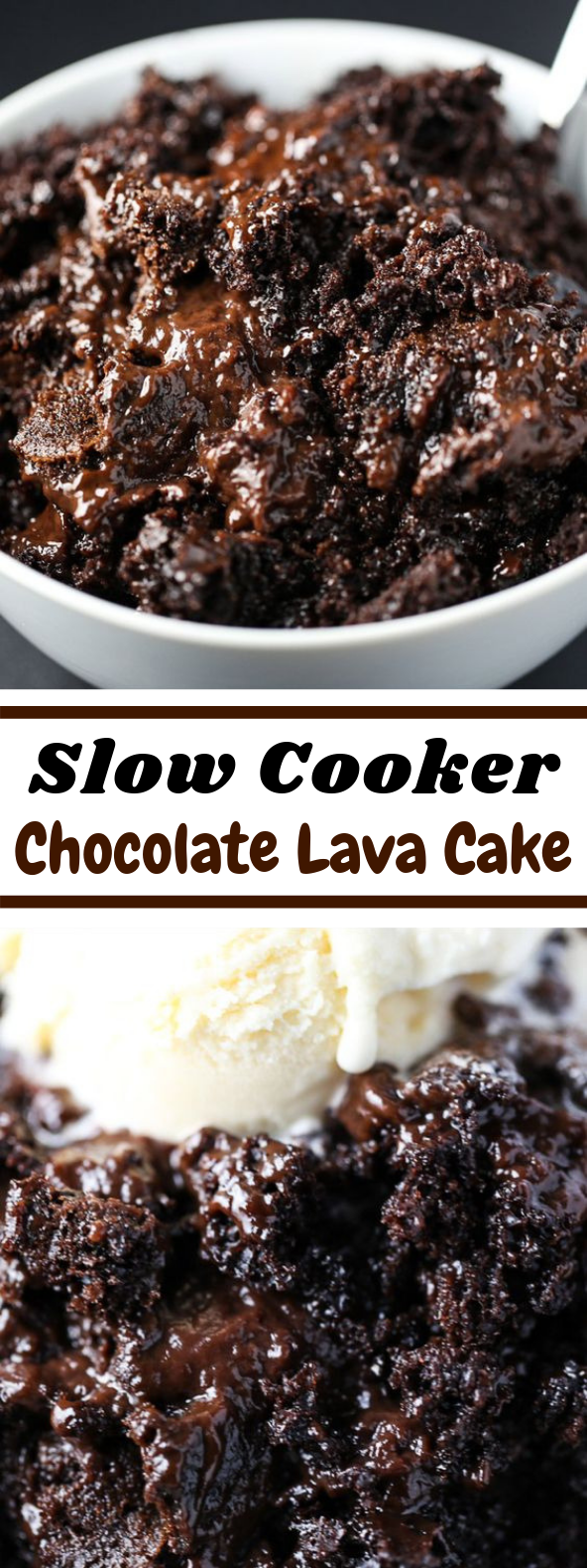 SLOW COOKER CHOCOLATE LAVA CAKE