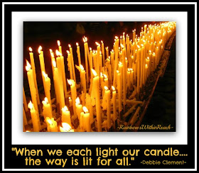 photo of: Milan Cathedral RainbowsWIthinReach: When we each light our candle.... the way is lit.