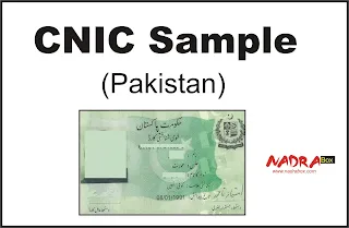 Sample of CNIC