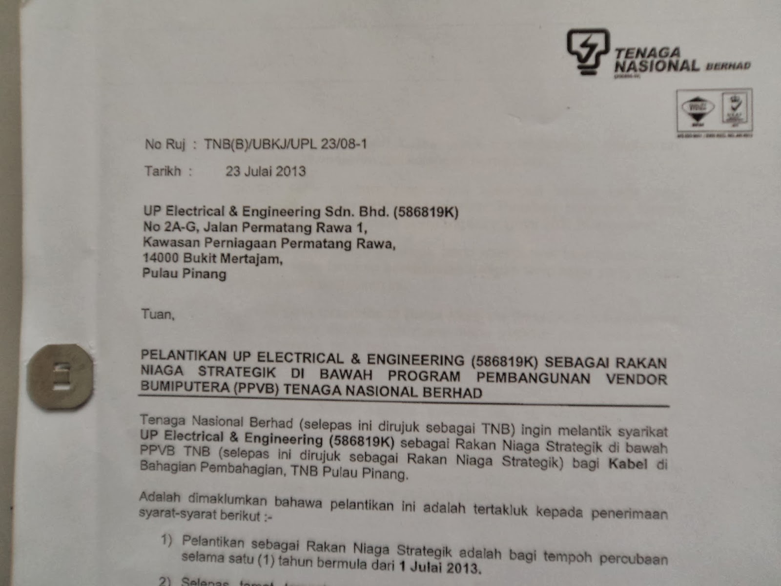 Contoh Surat Rasmi Tuntutan Bayaran - Rasmi Re