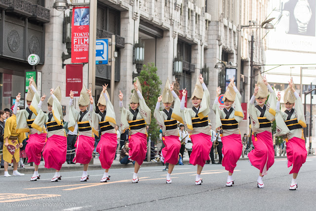 第36回 大新宿区まつり「新宿芸術天国2015」 阿波おどり 吹鼓連