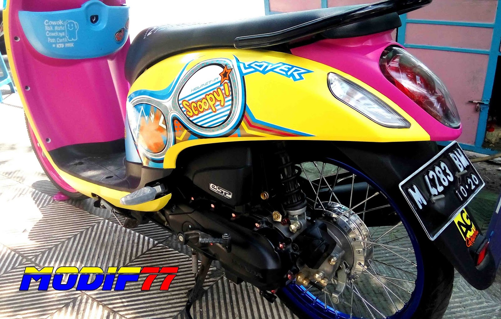 Modifikasi Scoopy Thai Look Lover Chik PMKS MODIF 77