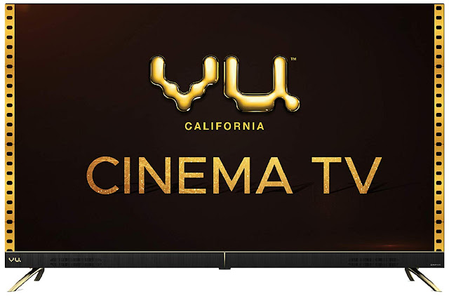  Vu 108 cm (43 inches) 4K Ultra HD Cinema Android Smart LED TV 43CA (Black) | With 40W Front Soundbar