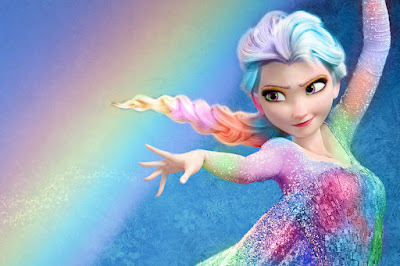  GAMBAR  FROZEN PELANGI WARNA  WARNI Frozen Rainbow Disney 