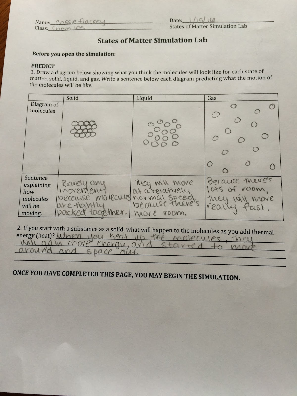 Visualizing Chemistry 105: Activity 6