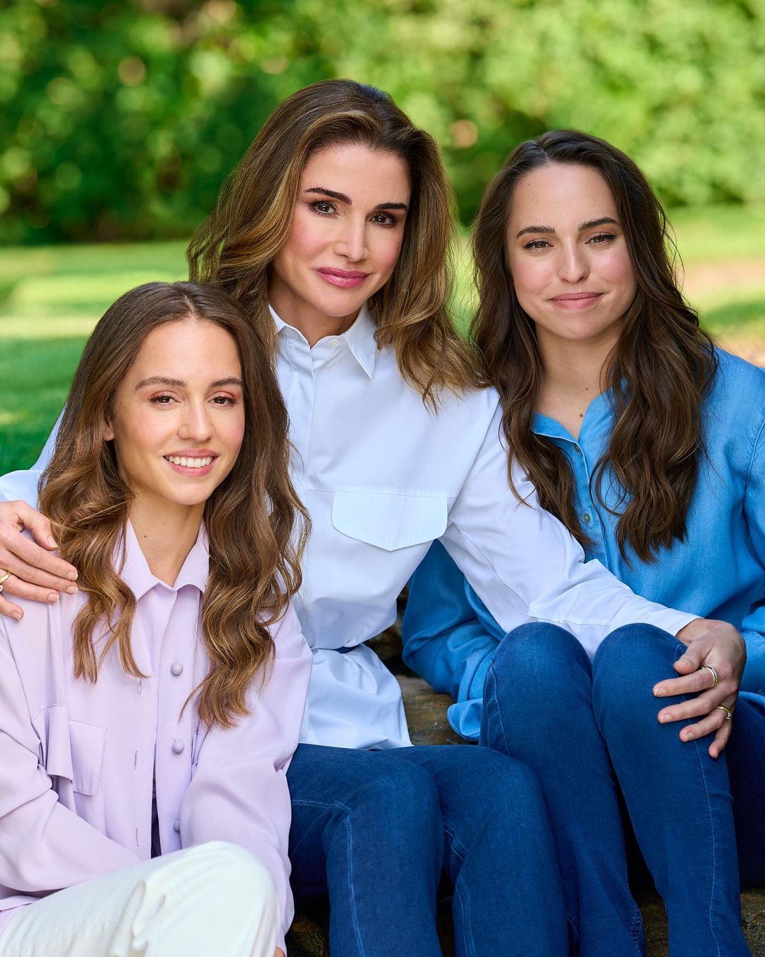 Queen Rania wished Iman and Salma Happy birthday