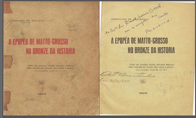  A EPOPEIA DE MATO GROSSO NO BRONZE DA HISTORIA, 1926