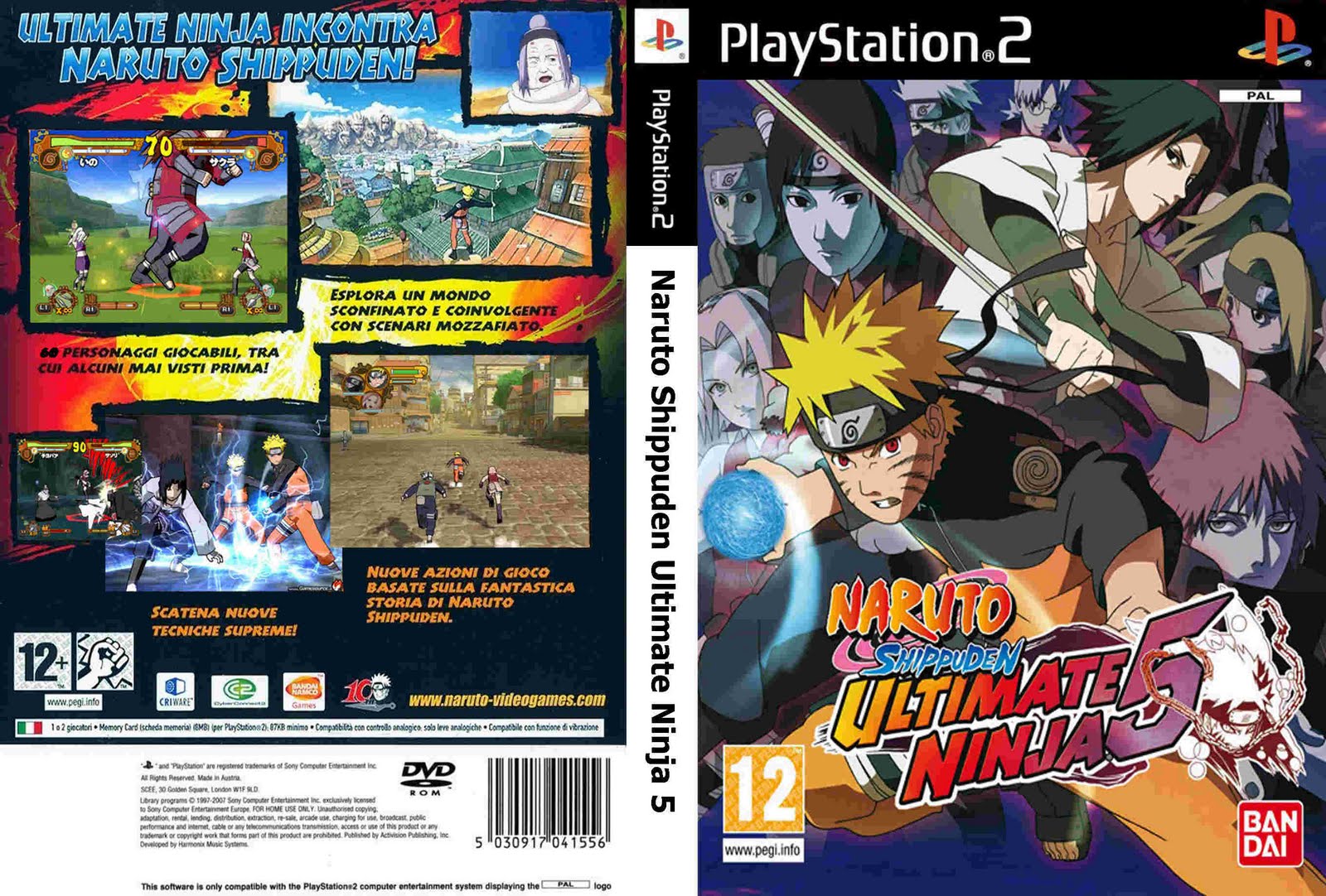 Verdugo Online Naruto Shippuden Ultimate Ninja 5 PS2 Game