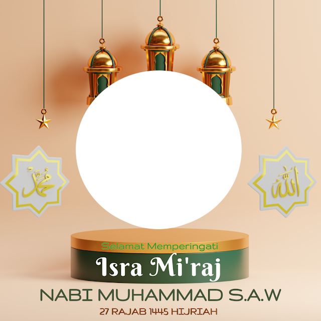 Twibon Isra Mi'raj Nabi Muhammad SAW 1445 H - 2024 M