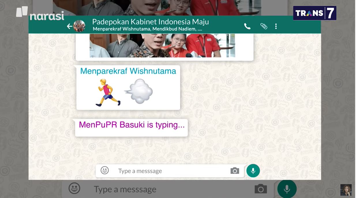 Chat Grup Wa Menteri Jokowi Bocor