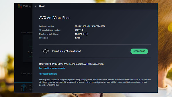 Free antivirus AVG tests and reviews