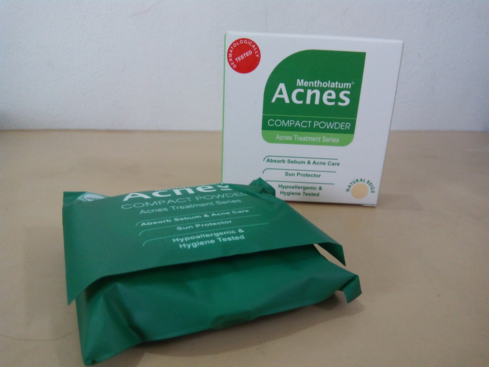 [Review] Acnes Compact Powder #Shade Natural Beige - WIDHUM