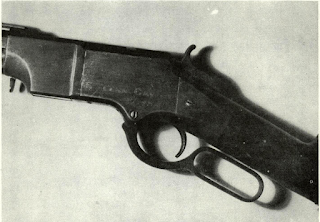 Majority of Henrys made saw war use, from Copperheads alleged to have "total of 30,000" stashed away in Chicago, to this specimen inscribed to show use by Fifth Tennessee Cavalry. Gun now owned by Thomas Suter of Colorado.