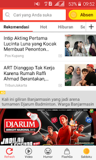 Baca berita dapat uang