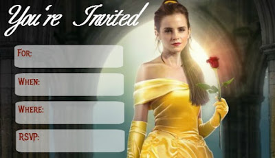 Beauty and the Beast 2017 free party printables