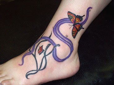 Foot Tattoo Design