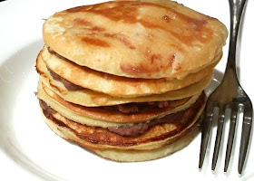 Grain Free & SCD Coconut Flour Pancakes with Red Bean Paste