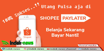 utang pulsa di shopee