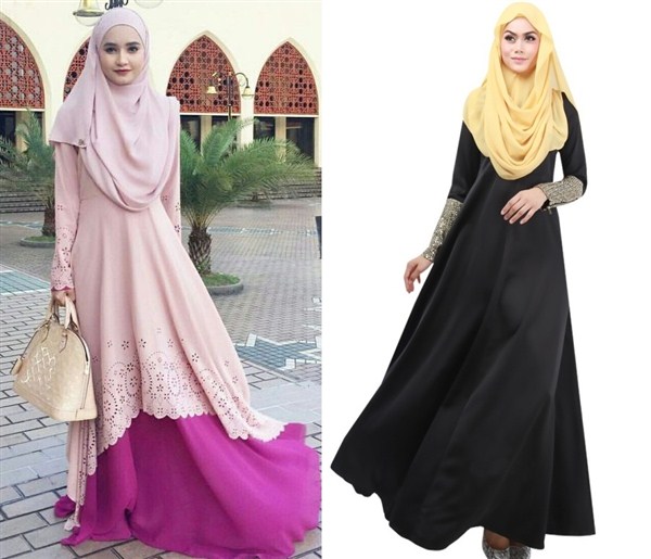 Model Baju Muslim Syar'i Terbaru 2017/2018